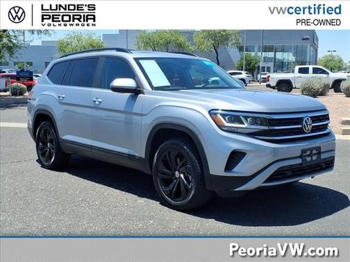 Pyrite Silver Metallic 2023 Volkswagen Atlas SE 4Motion