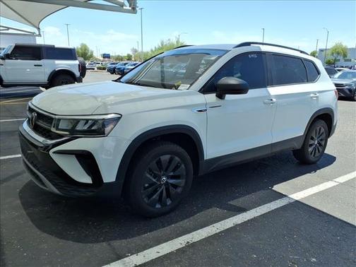 White 2024 Volkswagen Taos S
