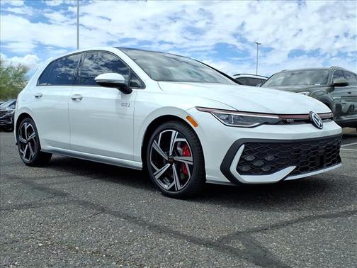 Opal White Pearl 2026 Volkswagen Golf GTI 2.0T SE 4-Door