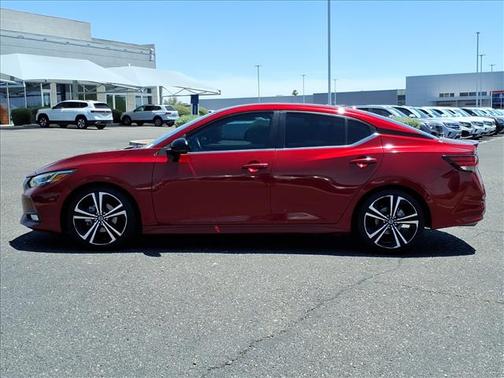 Red 2021 Nissan Sentra SR