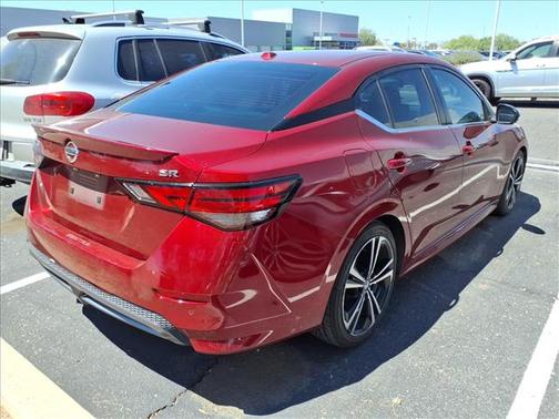 Red 2021 Nissan Sentra SR