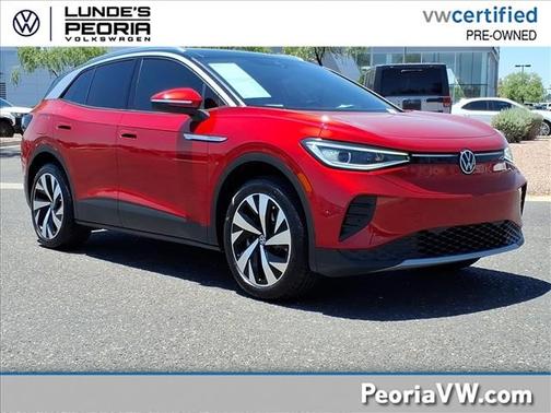 Red 2022 Volkswagen ID.4 Pro S