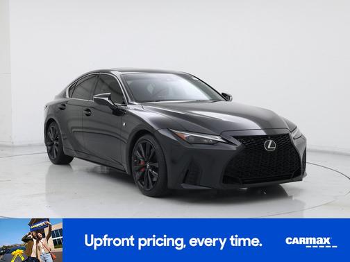 Black 2022 Lexus IS 350 F-Sport