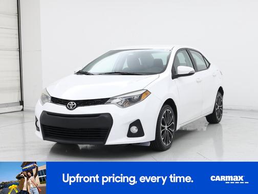 White 2016 Toyota Corolla S