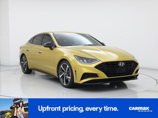 Yellow 2021 Hyundai SONATA SEL Plus