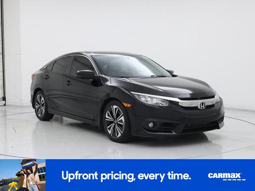Black 2018 Honda Civic EX-T