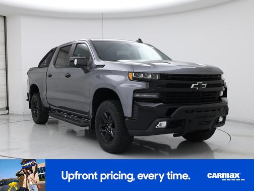 Silver 2021 Chevrolet Silverado 1500 LT Trail Boss