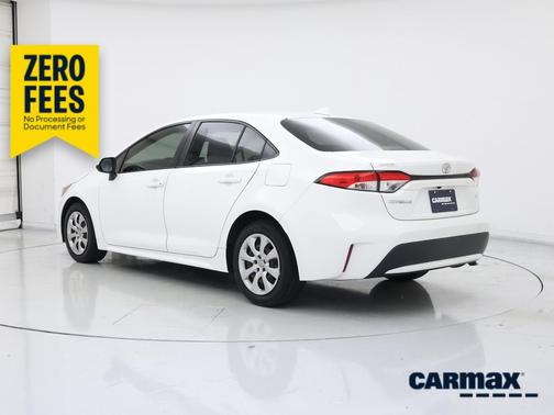 White 2021 Toyota Corolla LE