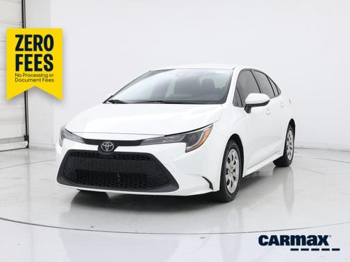 White 2021 Toyota Corolla LE