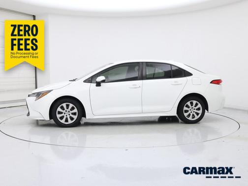 White 2021 Toyota Corolla LE