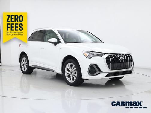 White 2023 Audi Q3 S-Line Premium