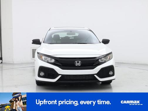 White 2018 Honda Civic EX