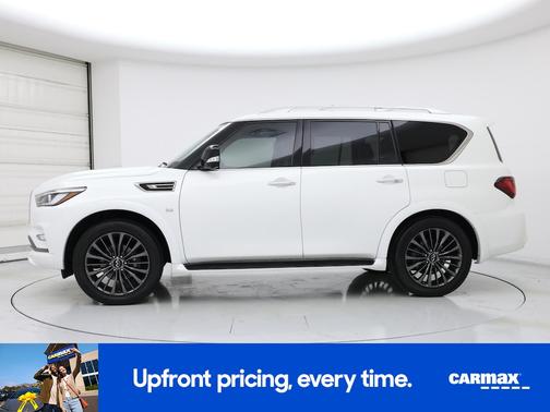 White 2020 INFINITI QX80 Luxe
