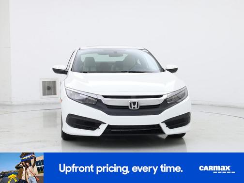 White 2017 Honda Civic LX-P