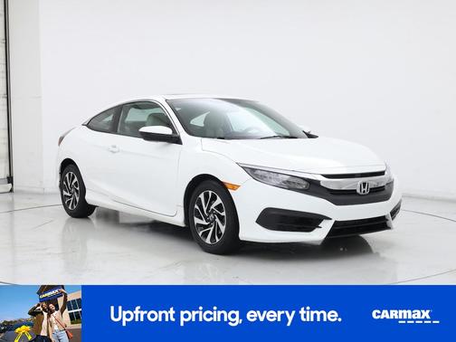 White 2017 Honda Civic LX-P