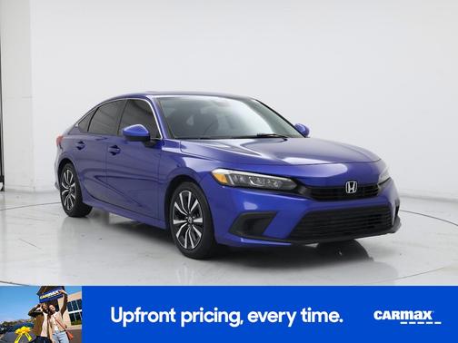 Blue 2022 Honda Civic EX