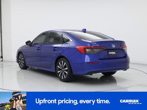 Blue 2022 Honda Civic EX