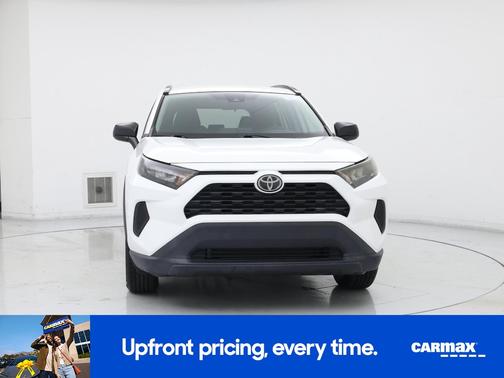 White 2019 Toyota RAV4 LE