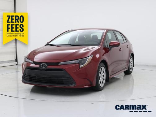 Red 2025 Toyota Corolla LE
