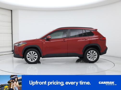 Red 2022 Toyota Corolla Cross LE