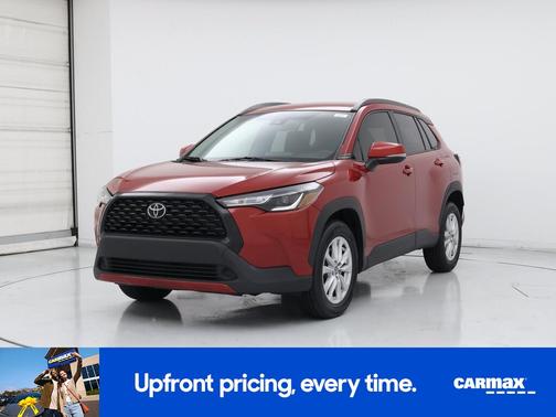 Red 2022 Toyota Corolla Cross LE