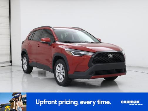 Red 2022 Toyota Corolla Cross LE