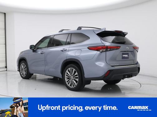 Blue 2021 Toyota Highlander Platinum