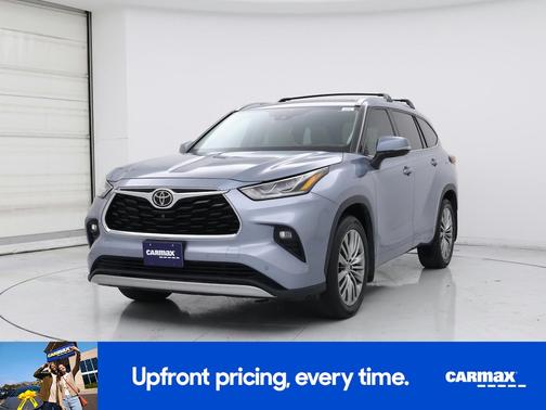 Blue 2021 Toyota Highlander Platinum