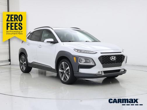White 2021 Hyundai KONA Limited