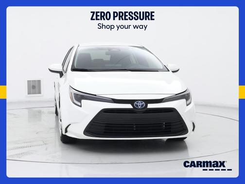 White 2025 Toyota Corolla Hybrid LE