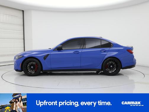 Blue 2024 BMW M3 Competition