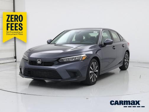 Gray 2022 Honda Civic EX