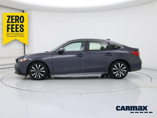 Gray 2022 Honda Civic EX