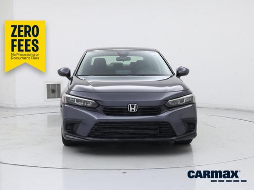 Gray 2022 Honda Civic EX