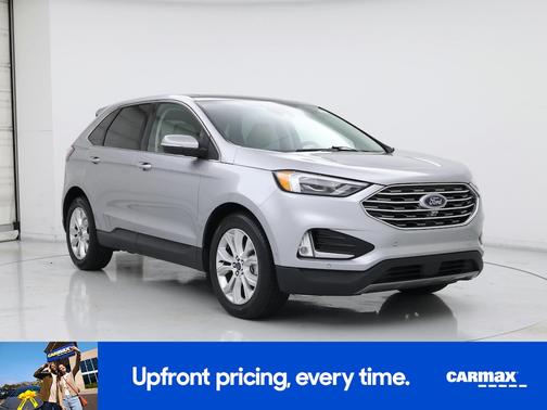 Silver 2020 Ford Edge Titanium
