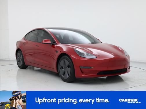 Red 2023 Tesla Model 3