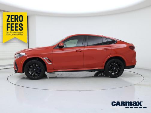 Orange 2021 BMW X6 M