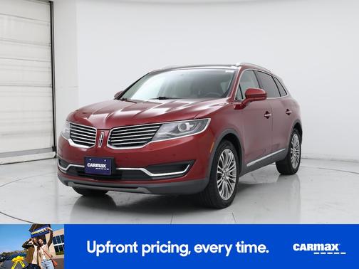 Red 2016 Lincoln MKX Reserve