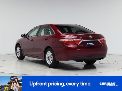 Red 2017 Toyota Camry LE
