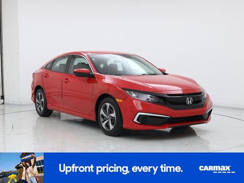Red 2021 Honda Civic LX