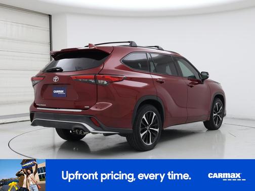 Red 2021 Toyota Highlander XSE