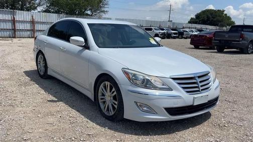 White Satin Pearl 2013 Hyundai Genesis 3.8