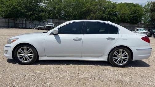White Satin Pearl 2013 Hyundai Genesis 3.8