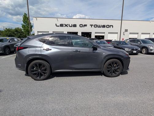 Cloudburst Gray 2024 Lexus NX 450h+ F SPORT Handling