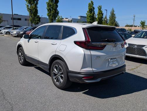 Platinum White Pearl 2021 Honda CR-V AWD EX-L