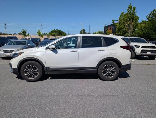 Platinum White Pearl 2021 Honda CR-V AWD EX-L