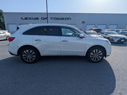 White Diamond Pearl 2016 Acura MDX 3.5L w/Technology Package