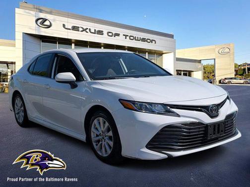Super White 2020 Toyota Camry LE