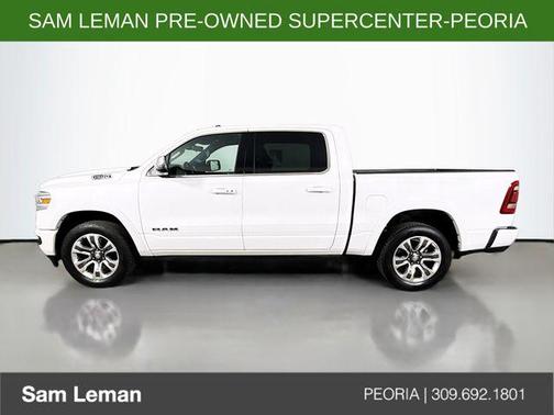 Ivory White Tri-Coat Pearlcoat 2023 RAM 1500 Longhorn