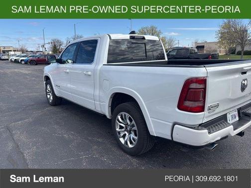 Ivory White Tri-Coat Pearlcoat 2023 RAM 1500 Longhorn